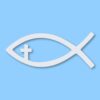 Jesus Fish Church God Religious - Vinyl Decal Sticker - CHOOSE Size & Color