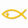 Jesus Fish Church God Religious - Vinyl Decal Sticker - CHOOSE Size & Color