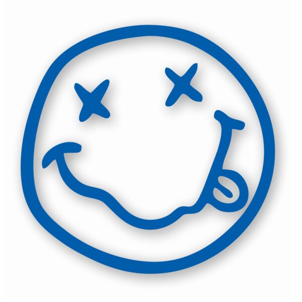 Nirvana Smiley Face - Vinyl Decal Sticker - CHOOSE Size & Color