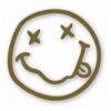 Nirvana Smiley Face - Vinyl Decal Sticker - CHOOSE Size & Color