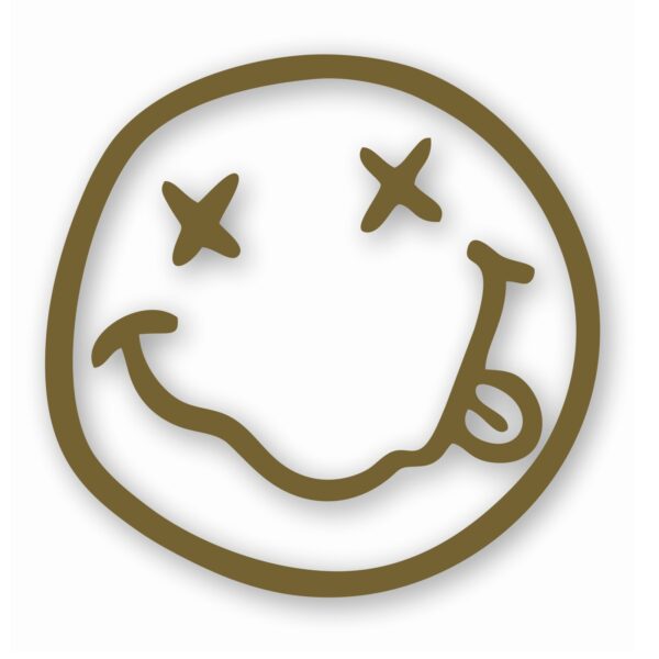 Nirvana Smiley Face - Vinyl Decal Sticker - CHOOSE Size & Color