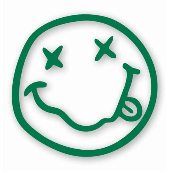 Nirvana Smiley Face - Vinyl Decal Sticker - CHOOSE Size & Color