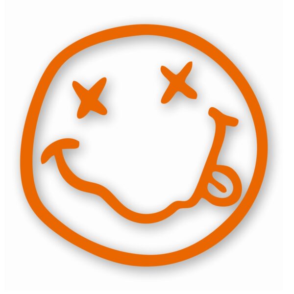 Nirvana Smiley Face - Vinyl Decal Sticker - CHOOSE Size & Color