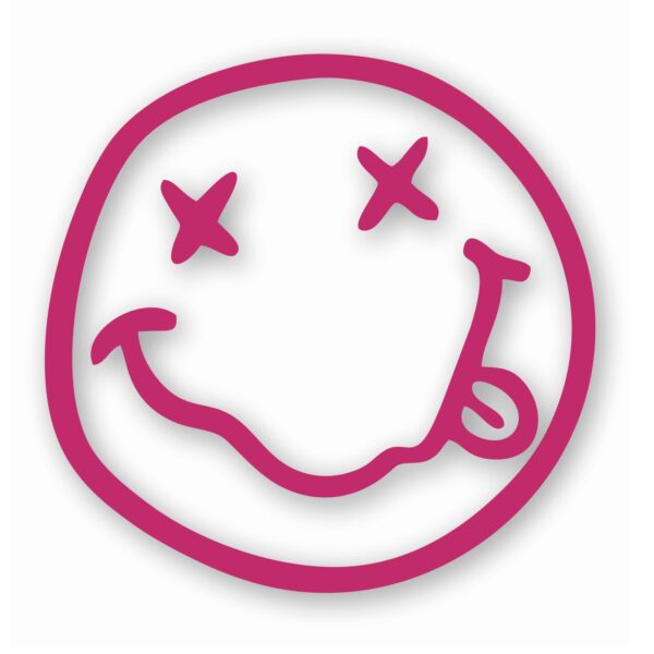 Nirvana Smiley Face - Vinyl Decal Sticker - CHOOSE Size & Color