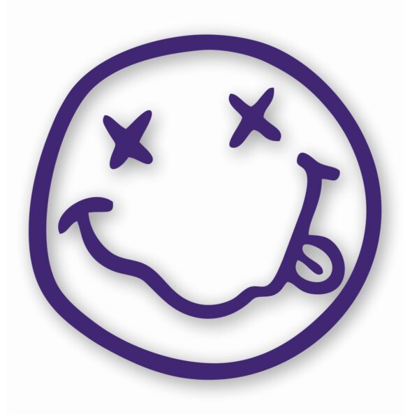 Nirvana Smiley Face - Vinyl Decal Sticker - CHOOSE Size & Color