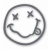 Nirvana Smiley Face - Vinyl Decal Sticker - CHOOSE Size & Color