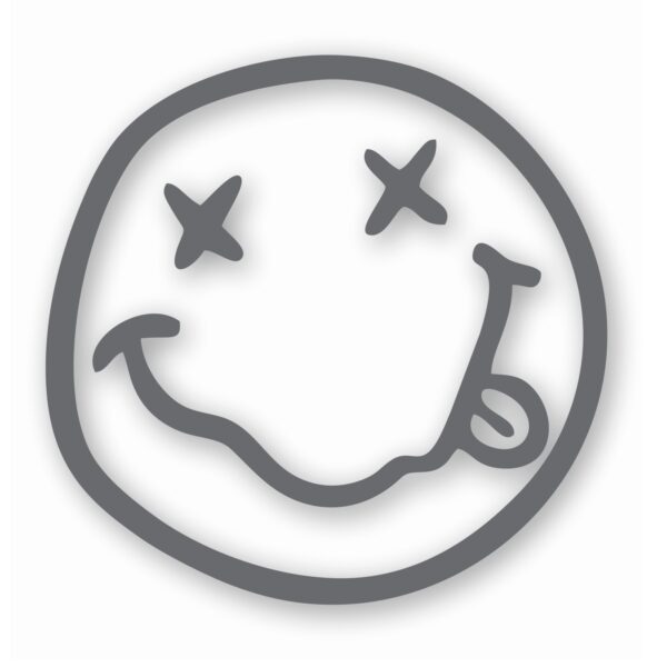 Nirvana Smiley Face - Vinyl Decal Sticker - CHOOSE Size & Color
