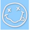 Nirvana Smiley Face - Vinyl Decal Sticker - CHOOSE Size & Color