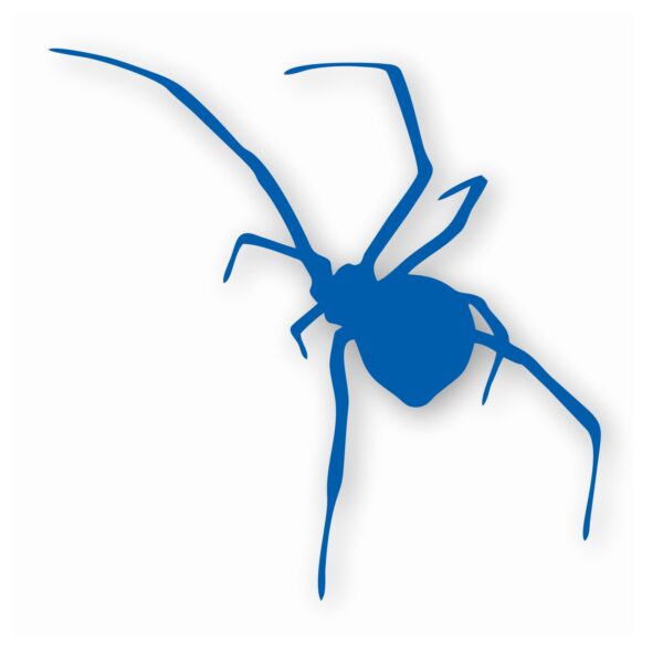 Black Widow Spider Silhouette - Vinyl Decal Sticker - CHOOSE Size & Color