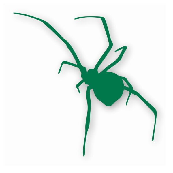 Black Widow Spider Silhouette - Vinyl Decal Sticker - CHOOSE Size & Color