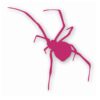 Black Widow Spider Silhouette - Vinyl Decal Sticker - CHOOSE Size & Color
