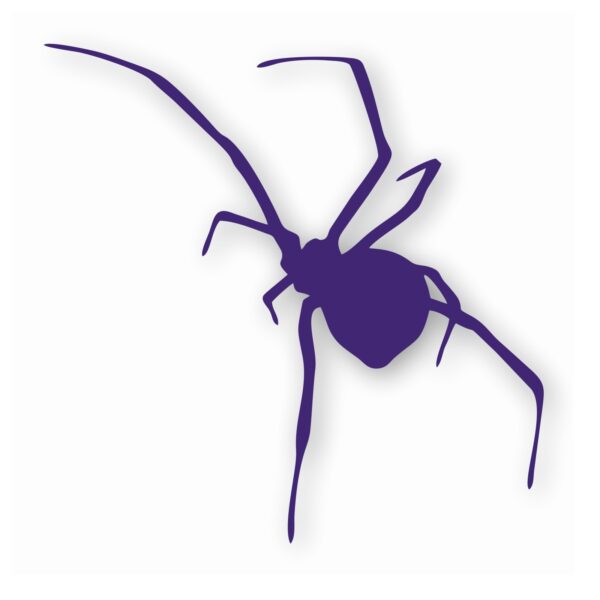 Black Widow Spider Silhouette - Vinyl Decal Sticker - CHOOSE Size & Color