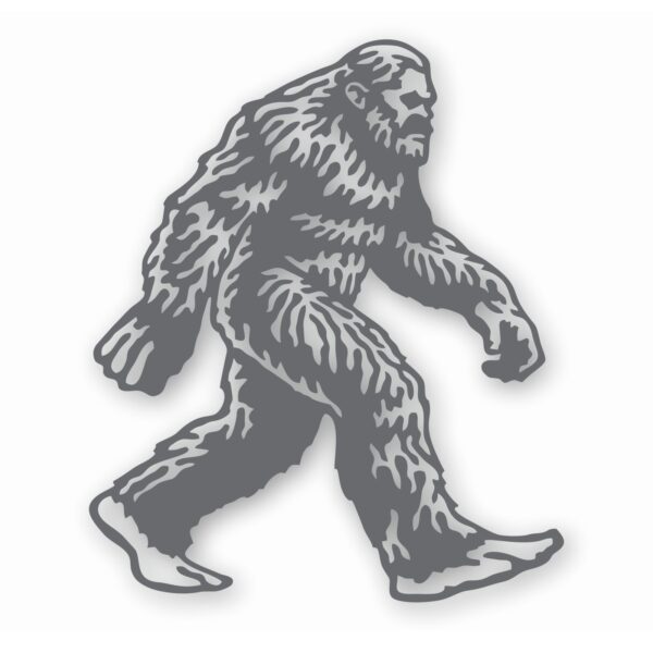 1014-SilverMetallic.jpg BIGFOOT SASQUATCH YETI - Vinyl Decal Sticker - CHOOSE Size & Color