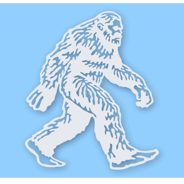 1014-White.jpg BIGFOOT SASQUATCH YETI - Vinyl Decal Sticker - CHOOSE Size & Color