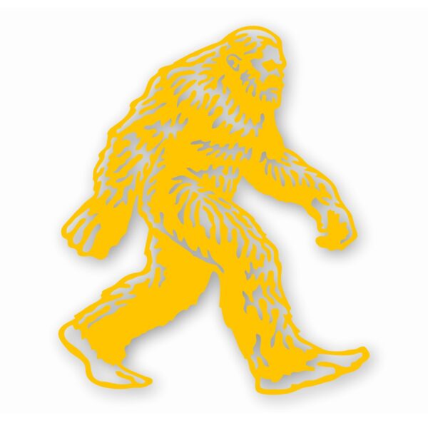 1014-Yellow.jpg BIGFOOT SASQUATCH YETI - Vinyl Decal Sticker - CHOOSE Size & Color