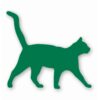 1015-Green.jpg Cat Silhouette Pet Animal - Vinyl Decal Sticker - CHOOSE Size & Color