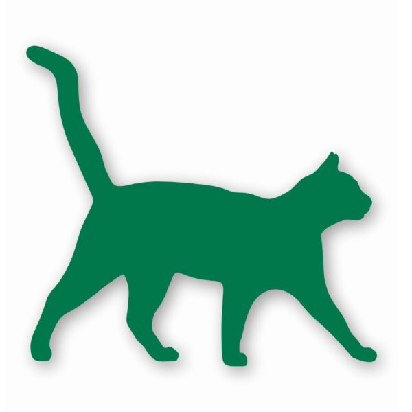 1015-Green.jpg Cat Silhouette Pet Animal - Vinyl Decal Sticker - CHOOSE Size & Color