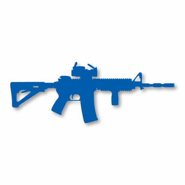 AR-15 Silhouette 2nd Amendment - Vinyl Decal Sticker - CHOOSE Size & Color