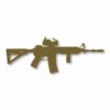 AR-15 Silhouette 2nd Amendment - Vinyl Decal Sticker - CHOOSE Size & Color