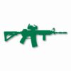 AR-15 Silhouette 2nd Amendment - Vinyl Decal Sticker - CHOOSE Size & Color