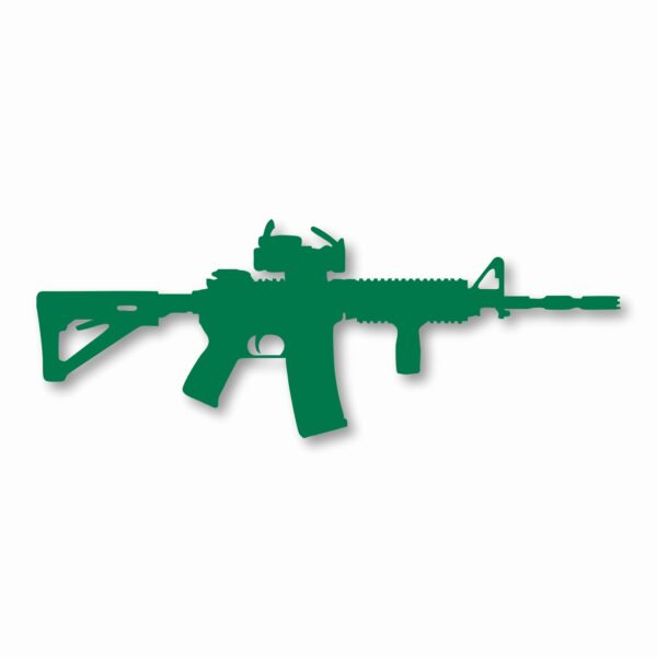 AR-15 Silhouette 2nd Amendment - Vinyl Decal Sticker - CHOOSE Size & Color