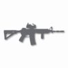 AR-15 Silhouette 2nd Amendment - Vinyl Decal Sticker - CHOOSE Size & Color