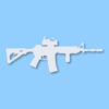AR-15 Silhouette 2nd Amendment - Vinyl Decal Sticker - CHOOSE Size & Color