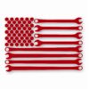 American Flag Wrenches Toolbox- Vinyl Decal Sticker - CHOOSE Size & Color
