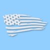 American Flag Tattered USA - Vinyl Decal Sticker - CHOOSE Size & Color