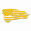 American Flag Tattered USA - Vinyl Decal Sticker - CHOOSE Size & Color