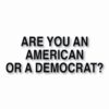 American or Democrat Trump USA - Vinyl Decal Sticker - CHOOSE Size & Color