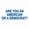 American or Democrat Trump USA - Vinyl Decal Sticker - CHOOSE Size & Color