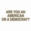 American or Democrat Trump USA - Vinyl Decal Sticker - CHOOSE Size & Color