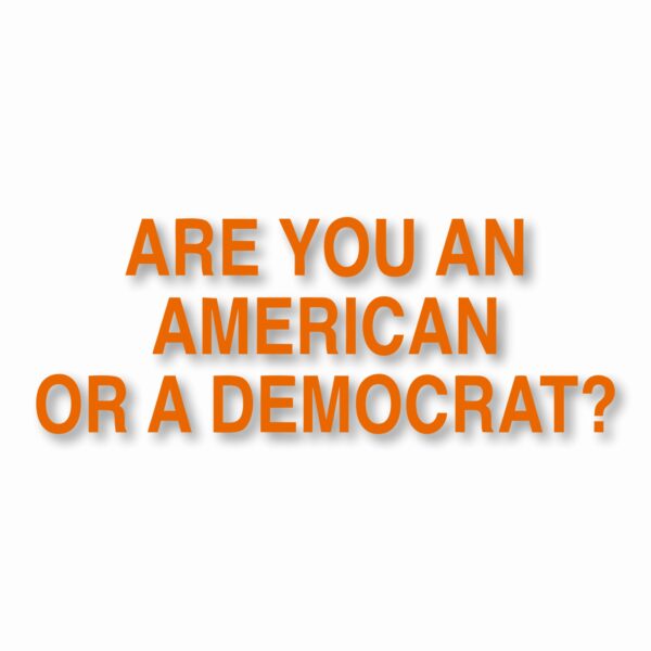 American or Democrat Trump USA - Vinyl Decal Sticker - CHOOSE Size & Color
