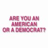 American or Democrat Trump USA - Vinyl Decal Sticker - CHOOSE Size & Color