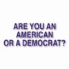 American or Democrat Trump USA - Vinyl Decal Sticker - CHOOSE Size & Color