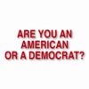 American or Democrat Trump USA - Vinyl Decal Sticker - CHOOSE Size & Color