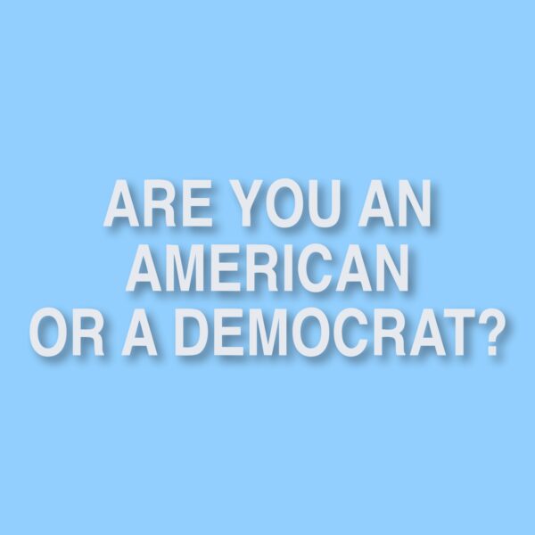 American or Democrat Trump USA - Vinyl Decal Sticker - CHOOSE Size & Color