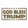 God Bless Trump America USA - Vinyl Decal Sticker - CHOOSE Size & Color