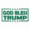 God Bless Trump America USA - Vinyl Decal Sticker - CHOOSE Size & Color