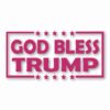 God Bless Trump America USA - Vinyl Decal Sticker - CHOOSE Size & Color