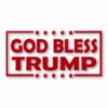 God Bless Trump America USA - Vinyl Decal Sticker - CHOOSE Size & Color