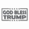 God Bless Trump America USA - Vinyl Decal Sticker - CHOOSE Size & Color