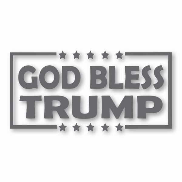 God Bless Trump America USA - Vinyl Decal Sticker - CHOOSE Size & Color