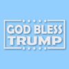 God Bless Trump America USA - Vinyl Decal Sticker - CHOOSE Size & Color