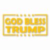 God Bless Trump America USA - Vinyl Decal Sticker - CHOOSE Size & Color