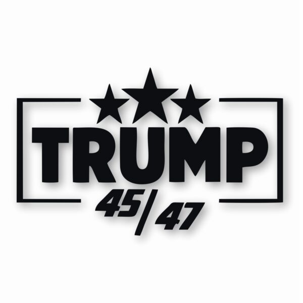 TRUMP 45 / 47 MAGA America USA - Vinyl Decal Sticker - CHOOSE Size & Color