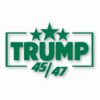 TRUMP 45 / 47 MAGA America USA - Vinyl Decal Sticker - CHOOSE Size & Color