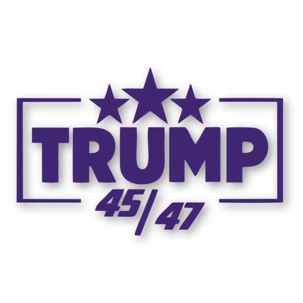 TRUMP 45 / 47 MAGA America USA - Vinyl Decal Sticker - CHOOSE Size & Color