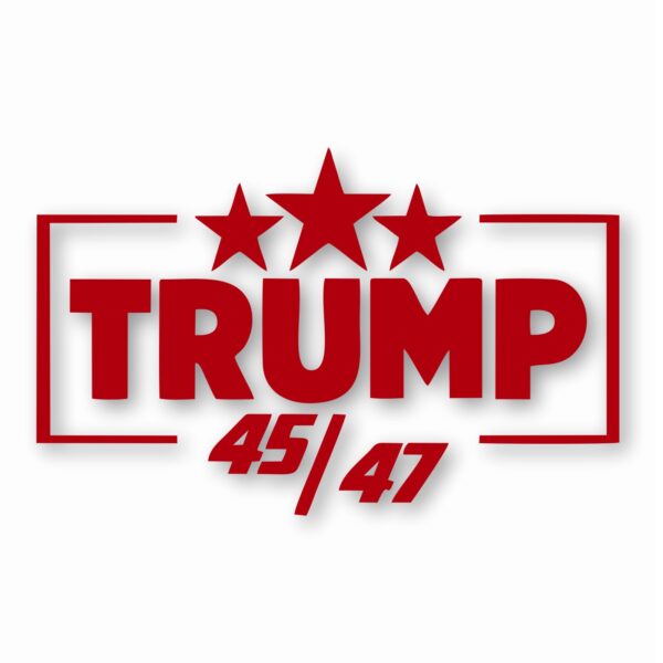 TRUMP 45 / 47 MAGA America USA - Vinyl Decal Sticker - CHOOSE Size & Color